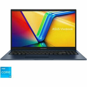 Laptop VivoBook 15 A1504VA cu procesor Intel®Core™ i3-1215U pana la 4.40 GHz, 15.6, Full HD, 8GB, 512GB SSD, Intel® UHD Graphics, No OS, Quiet Blue imagine