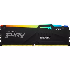 Memorie Desktop Kingston Fury Beast RGB 8GB DDR5 5600MT/s CL36 imagine