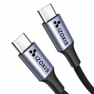 Cablu USB Type C, mufa 90 grade, tensiune 5A/20V, 100W, aluminiu si PC imagine
