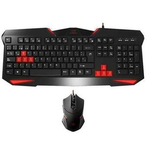 Kit Tastatura si Mouse Tacens Mars Gaming MCP1 (Negru/Rosu) imagine