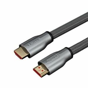 Cablu LUX HDMI v.2.0 M/M 1, 0m, aur, impletitura de cablu, Unitek Y-C136RGY imagine
