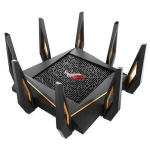 Router Gaming Wireless ASUS ROG Rapture GT-AX11000, Gigabit, Tri-Band, 1148 Mbps + 4804 Mbps, 8 Antene externe (Negru) imagine