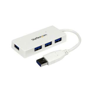 Hub USB StarTech ST4300MINU3W, USB Type-A, 4 porturi USB Type-A (Alb) imagine