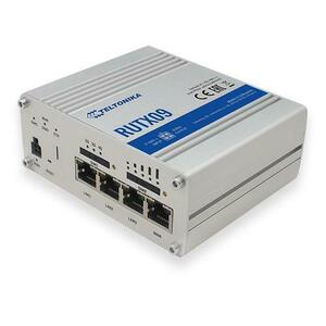 Router Professional Teltonika RUTX09, 4G (LTE) dual SIM, WiFi, 4 x 10/100/1000 Mbps, VPN, GPS, MODBUS imagine