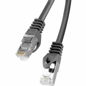 Cablu de retea din fibra optica, Lanberg, RJ45 cat.6 FTP 5m, Negru imagine