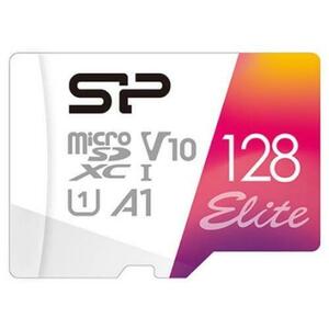 Card de memorie Silicon Power Elite microSDXC, 128 GB, UHS-I, A1, V10 imagine