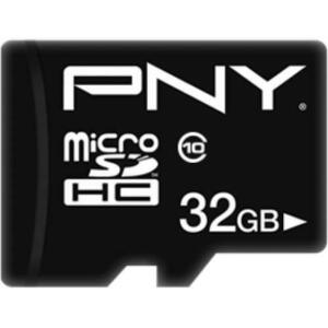 Card de Memorie PNY Performance Plus, MicroSDHC, 32GB, Clasa 10, UHS-I + Adaptor SD imagine