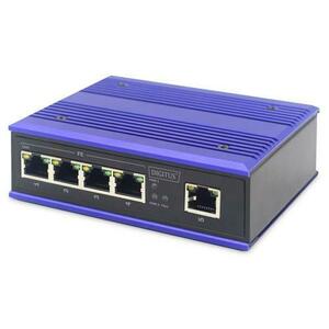 Comutator Fast Ethernet, Digitus, Industrial cu 5 porturi imagine