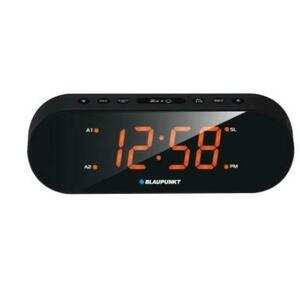 Radio cu ceas Blaupunkt CR6OR, FM, Dual Alarm, Argintiu imagine