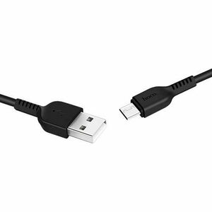 Cablu de date Hoco X20 Flash, USB - USB Type-C, silicon, 1m, 2A, Negru imagine