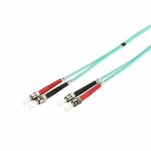 Cablu fibra optica, Digitus, 10 M ST I-VH OM3, Albastru, DK-2511-10/3 imagine