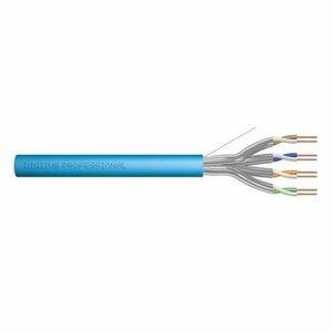 Cablu de instalare, Digitus, CAT6A U-FTP, 500m, albastru, DK-1623-A-VH-5 imagine