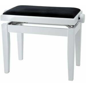 GEWA Piano Bench Deluxe Alb mat imagine