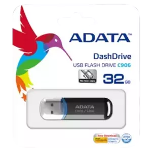 Flash Drive A-Data 32GB DashDrive Classic C906 2.0 (black) imagine