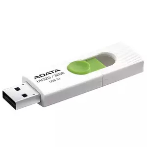 Flash Drive A-Data UV320 32GB USB 3.1 Alb-Verde imagine