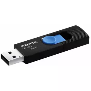 Flash Drive A-Data UV320 32GB USB 3.1 Black-Blue imagine