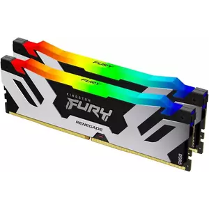 Memorie Desktop Kingston Fury Renegade Silver RGB 32GB(2 x 16GB) DDR5 7200MT/S imagine