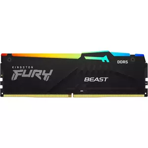 Memorie Desktop Kingston Fury Beast RGB 32GB DDR5 5200MT/s CL36 imagine