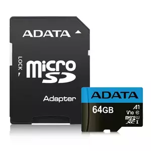 Card de Memorie A-Data Premier Micro SDXC 64GB UHS 1 V10 CL10 + Adaptor imagine