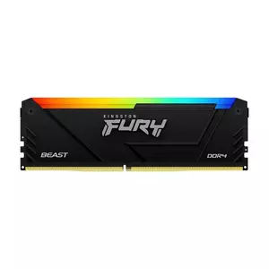 Memorie Desktop Kingston Fury Beast RGB 32GB DDR4 3600Mhz CL18-22-22 imagine