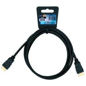 Cablu i-BOX ITVFHD0115, HDMI-HDMI, 1.5 m, Standard v1.4 (Negru) imagine