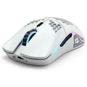 Mouse Wireless Gaming Glorious Model O, Iluminare RGB, USB (Alb) imagine