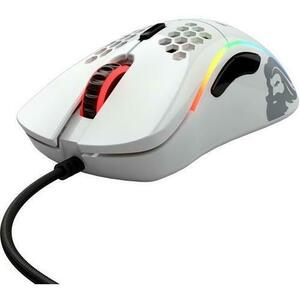 Mouse Optic Gaming Glorious Model D, 12000 DPI (Alb Lucios) imagine