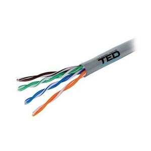 Cablu UTP Ted Electric, 0.5 mm, 305 m, categoria 5 imagine