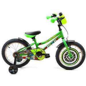 Bicicleta Copii DHS 1601, Cadru 7.9inch (Verde) imagine