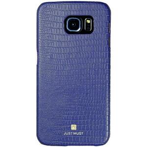 Protectie spate Just Must Croco JMCRG920NV pentru Samsung Galaxy S6 (Albastru) imagine