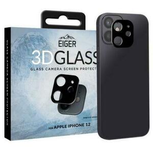 Folie Protectie Sticla Eiger 3D EGSP00715 pentru iPhone 12 (Negru) imagine