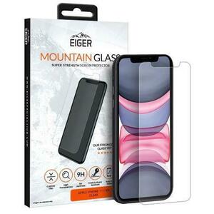 Folie Protectie Sticla Alumino-Silicata Eiger 2.5D Mountain Glass EGMSP00109 pentru Apple iPhone 11 Pro / XS / X (Transparent) imagine