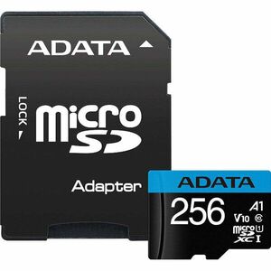 Card de memorie A-Data 256GB Premier MicroSDHC, cu adaptor imagine