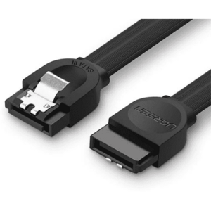 Cablu SATA 3(T) la SATA 3(T), 0.5m, negru imagine