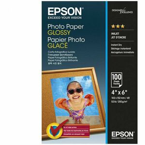 EPSON S042548, PHOTO PAPER GLOSSY 4x6 100 SHEETS, C13S042548 imagine