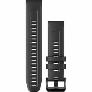 Curea Smartwatch Garmin, QuickFit®, 22 mm, silicon, Black imagine
