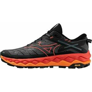 Mizuno Wave Mujin 10 Black/Cayenne/Nasturtium 42 Pantofi de alergare pentru trail imagine