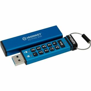 USB Flash Drive Kingston 128GB IronKey Keypad 200, USB 3.2 Gen1 imagine