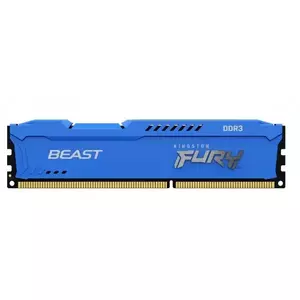 Memorie Desktop Kingston Fury Beast 8GB DDR3 1600Mhz Blue imagine