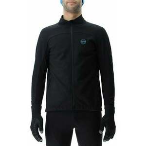 UYN Man Cross Country Skiing Coreshell Jacket Black/Black/Turquoise M imagine