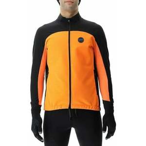 UYN Man Cross Country Skiing Coreshell Jacket Orange Fluo/Black/Turquoise M imagine