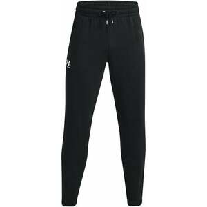 Under Armour Men's UA Essential Fleece Joggers Black/White XL Fitness pantaloni imagine