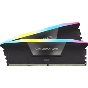 Memorie Desktop Corsair Vengeance RGB 64GB(2 x 32GB) DDR5 5200Mhz Black imagine