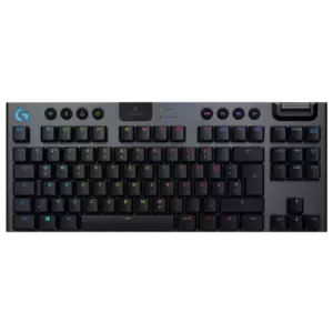 Tastatura Logitech G915 Tenkeyless Lightspeed Linear Layout US Carbon Black imagine