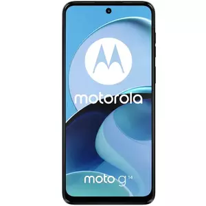Telefon Mobil Motorola Moto G14 128GB Flash 4GB RAM Dual SIM 4G Sky Blue imagine