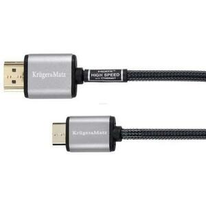 Cablu HDMI - mini HDMI Kruger&Matz KM0325, 1.8m imagine