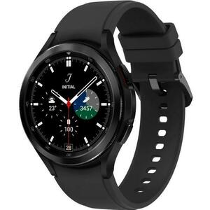 Smartwatch Samsung Galaxy Watch 4 Classic SM-R895, Bratara Cauciuc 46mm, LTE, Rezistent la apa si praf (Negru) imagine