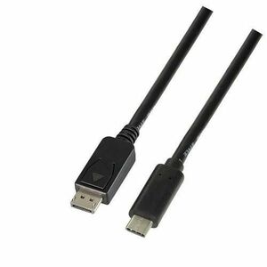 Cablu LOGILINK UA0335, USB 3.1 Type-C - DisplayPort , 1.8m, 4K UHD/60 Hz (Negru) imagine