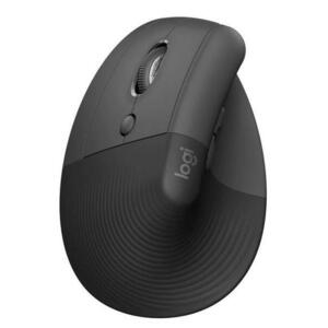 Mouse Wireless Logitech Lift Left Business, Bluetooth, 4000 DPI, recomandat pentru mana stanga (Negru) imagine