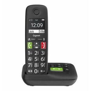 Telefon DECT fara fir Gigaset E290 A, Caller ID (Negru) imagine